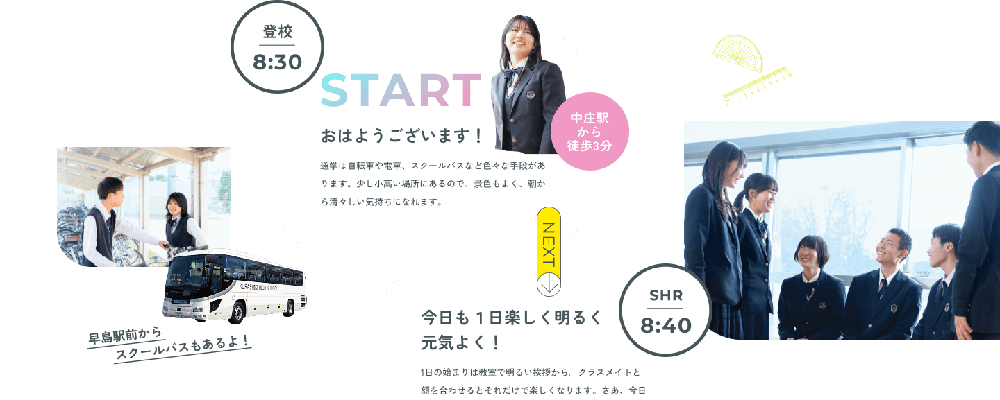 倉敷高校のある１日イメージ1
